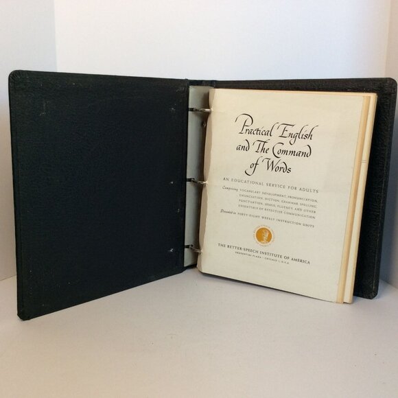 Vintage Text Book 1960 Practical English And Command of Words Adult Education - Picture 4 of 10